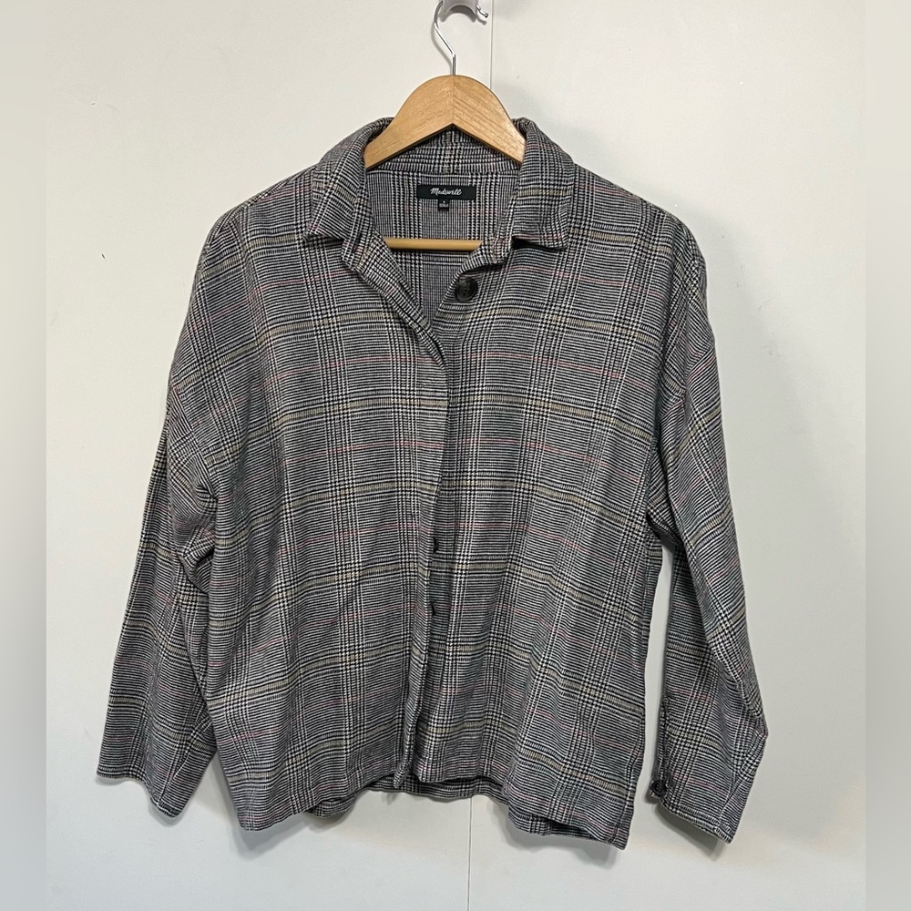 Madewell Flannel Cropped Style